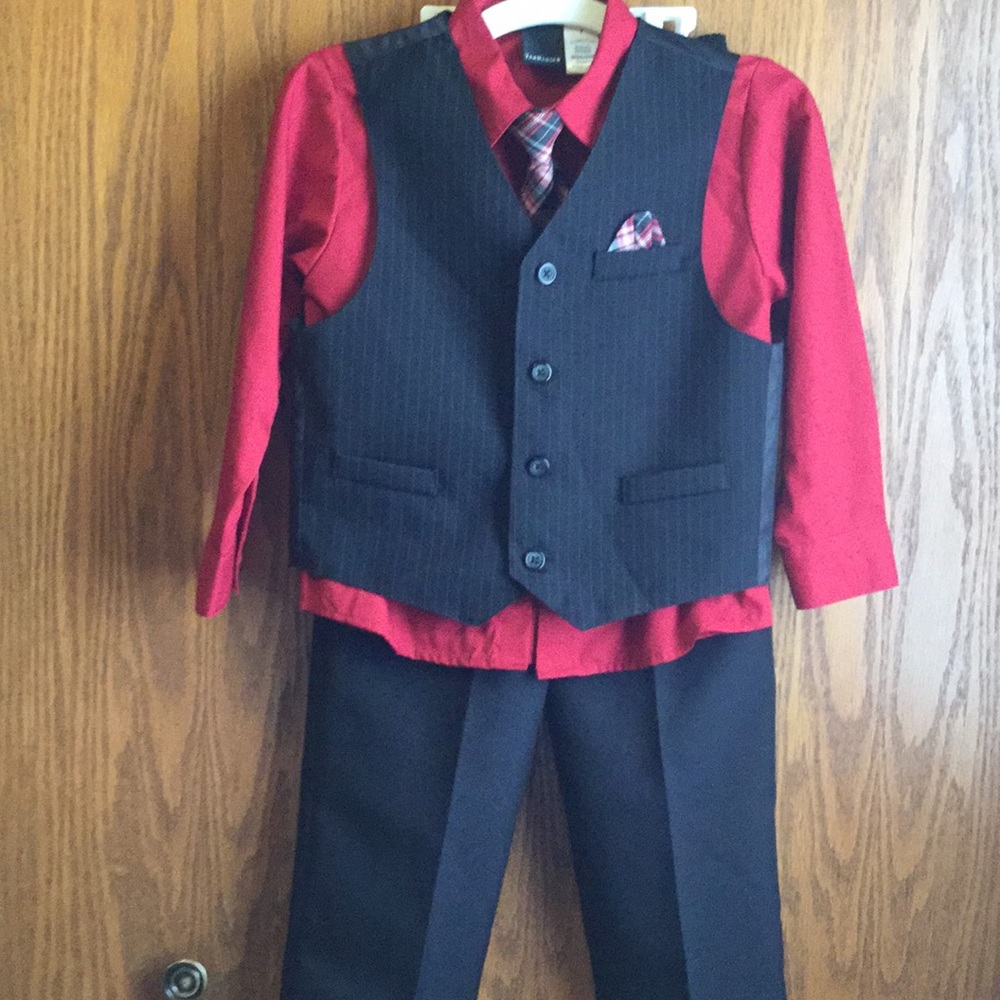 4 Piece Vest Suit